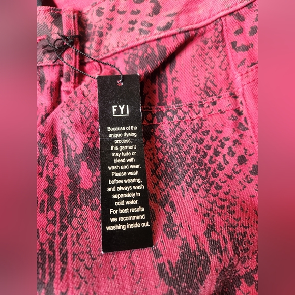 Snake pattern Skinny Jeans - Picture 5 of 5